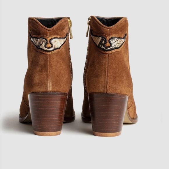 ZADIG & VOLTAIRE
Molly Suède Ankle Boots - Picture 4 of 9